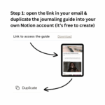 journaling guide step 1